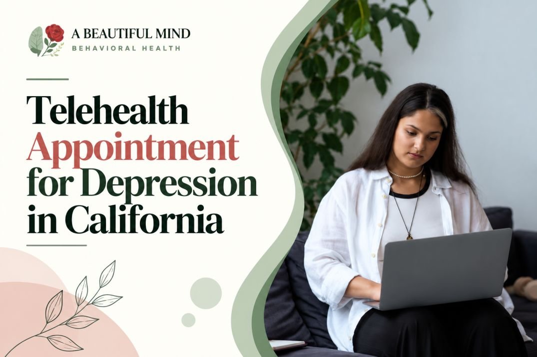 Telehealth Appointment for Depression in California